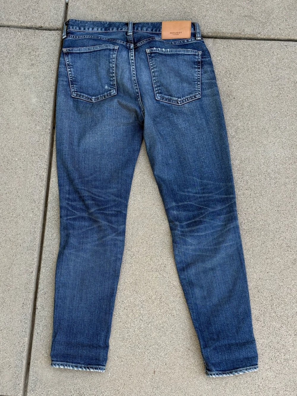 Moussy Vintage cropped skinny fit distressed jeans - Size 27 - Picture 4 of 4